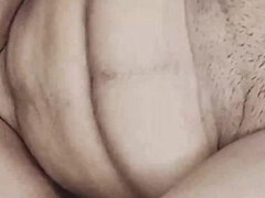 Amatör, Stor stjärt, Stora tuttar, Avsugning, Par, Creampie, Grovt språk, Tonåring