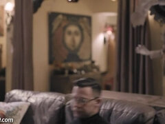 형제, 흑갈색 머리, 음경, 도기스타일, 대단히, 현실, 청소년, 처녀