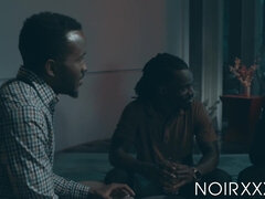 In den arsch, Schwarz, Spermaladung, Kehlenfick, Schwanz, Handjob, Interrassisch, Flotter dreier