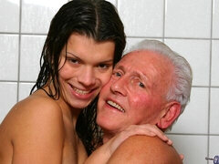 Lamer culo, Cuarto de baño, Mamada, Pajear, Besar, Flaco, Adolescente, Tetas