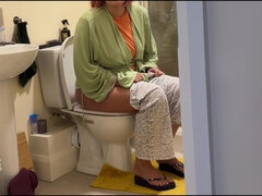 Любители, Зрелые, Мамочка, Писсинг, Соло, Сюрприз, Туалет
