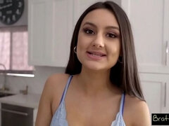 Step Sis Surprised By Huge Easter Bunny Cock - Eliza Ibarra Takes It Deep