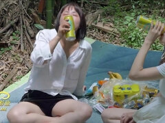 Азиатки, Жопа, Красотки, Японки, На природе, Киски, Молоденькие, Сиськи