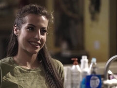 18, Baben, Stora tuttar, Hardcore, Hd, Kök, Lesbisk, Slick