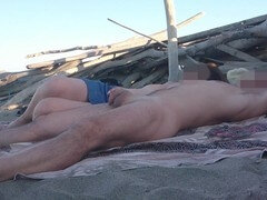 Amatoriale, Spiaggia, Sfavillanti, Italiana, Nudi, All'aperto, Pubblico, Moglie