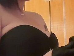 Britisch, Weibliche domination, Absätze, Selbstgemacht, Lingerie, Herrin, Strapon