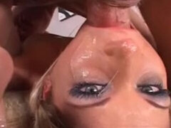 Anal, Grosse bite, Blonde, Sucer une bite, Tir de sperme, Poilue, Chatte, Plan cul à trois