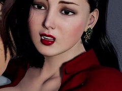 Grote kont, Grote mammen, Huisvrouw, Rijpe lesbienne, Kantoor, Kut duiken, Strak, Vrouw