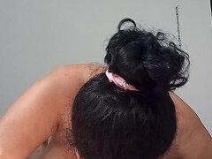 Amatör, Bbw stor vacker kvinna, Avsugning, Brunett, Par, Flickvän, Hemmagjord, Pov