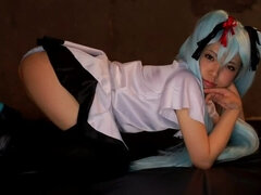 Ayane Okura in Beautiful Milky Cosplay Girl part 1.2