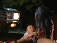 Boquete, Morena, Latina, Lambendo, Ao ar livre cartaz de rua outdoor, Baixinhoa, Piercing, Xoxota