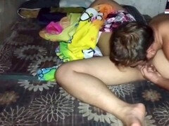 Amatör, Asiatisk, Stjärt mot mun, Bbw stor vacker kvinna, Knubbig, Creampie, Sperma shot, Filippinsk kvinna