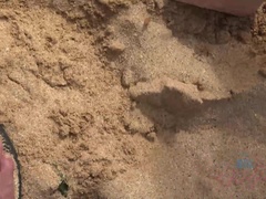 Amateur, Plage, Pieds, Exhib, Branlette thaïlandaise, Petite amie, Orgasme, Pov