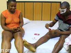 Αφρικανός, Στόμα στον κώλο, Χοντρή γυναίκα, Μαύρος, Σπιτικό, Σύζυγος, Ώριμη, Έφηβος