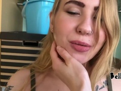 Leie, Blondine, Lesbisch, Lecken, Orgasmus, Zierlich, Muschi, Russisch