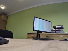 LOAN4K. Naughty blonde fucks in debt to buy a new Mercedes or BMW