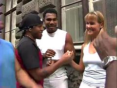 Anal, Stor kuk, Avsugning, Dubbelpenetrering, Grupp, Mellanrasig