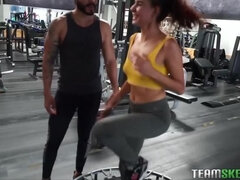 Working Out Her Latina Pussy