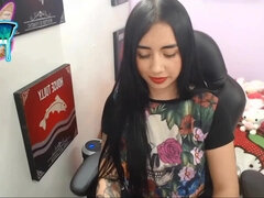 아시안, 큰 엉덩이, 크림파이, 더블 삽입, 집에서 만든, 라티나, 수음, 젖가슴