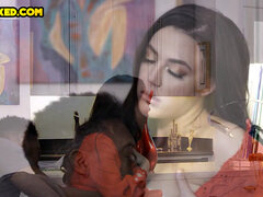 Grosser arsch, Betrug, Gehörnter ehemann, Interrassisch, Reif, Milf, Mutti, Stiefmutter