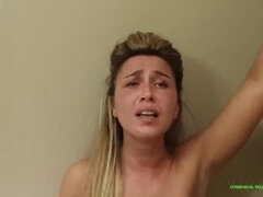 Ванна, Парочка, Кончили внутрь, Дочка, Сперма на лице, Киски, Кричащие, Сиськи