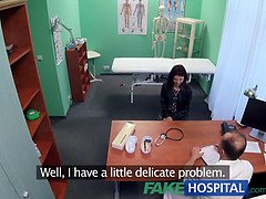 Sensual pussy therapy with fake hospital doctor