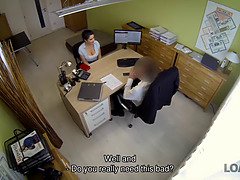 Loan4k. agent cant resist in front of wonderful teenager figure