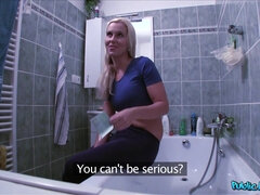 Stranger Comes To Fix Washing Machine, Cums On Blonde Instead 1 - Carolina Ilsa