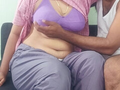 커플, 머리카락이 많은, 집에서 만든, 인도인, 나이든