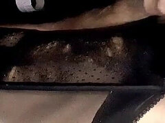 Amador amadora, Pauzão, Travestis, Feito em casa, Lingerie, Nylon, Solo chão