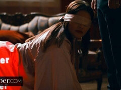 Минет, Собачьи, Двойное проникновение, Секс без цензуры, Белье, Два парня и девушка, Молоденькие, Втроем