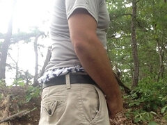 Amerikanisch, Spermaladung, Niederländisch, Masturbation, Im freien, Öffentlich, Solo