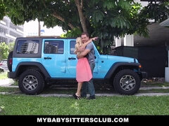 18, 베이비시터, 큰 음경, 큰 가슴, 금발의, 유럽인, Hd, 청소년