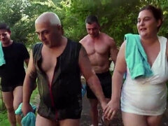 Gorda, Mamada, Corridas, Grupo, Sexo duro, Hd, Al aire libre, Coño