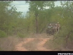 Diana, Outdoor Ganbang in the Kruger Park...