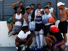 Czarny, Obciąganie, Bukkake, Wytrysk, Obciąganie, Wielorasowy, Orgia, Nastolatki