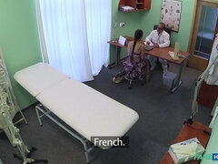 Amateur, Mamada, Pareja, Médico, Enfermera, Coño, Uniforme, Voyeur