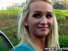 Emily Austin's POV Life: A Teen with Big Tits Gives a Blowjob and Gets Pounded in HD