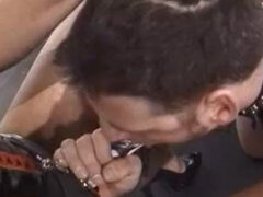 Ξανθιά, Σαδομαζοχιστικό, Γυναικεία επιβολή, Φετιχ, Σκληρό, Λάτεξ, Ξυρισμένη, Βυζιά