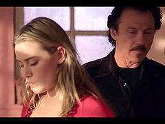 Threesome, smoking, bosoms