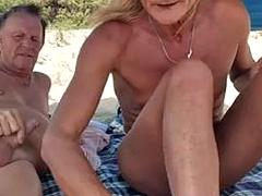 Strand, Blasen, Britisch, Paar, Fußfetisch, Lingerie, Reif, Im freien