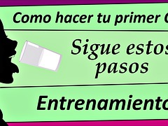 Femme dominatrice, Léchez, Masturbation, Espagnole