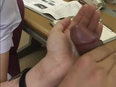 Aziatisch, Pijpbeurt, Sperma shot, Handbeurt, Japaans, Verpleegster