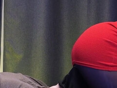 545 Fully Clothed Crazy Sex in a Skirt, Thick Tights and Sneakers, with Cum on Nylon and a Spread Pussy!