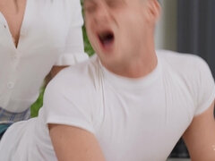 Anaali, Tyttö, Iso kulli, Isot tissit, Musta, Rankka, Anus nuolentaa, Lyhyt tukka