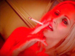 stellar milf Julia Ann deep-throats Dick While Smoking Cigarettes!