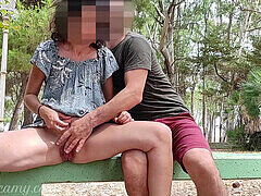 Leie, Cfnm, Flashen, Im freien, Öffentlich