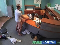 FakeHospital Doctor empties his sack to ease sexy patients back pain