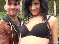 Rumpe, Brunette, Fransk, Hardcore, Naturlige bryster, Tynn, Tenåring, Pupper