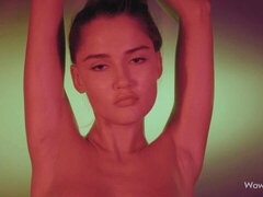 Amateur, Gros cul, Gros seins, Brunette brune, Masturbation, Rasée, Dénudage, Adolescente